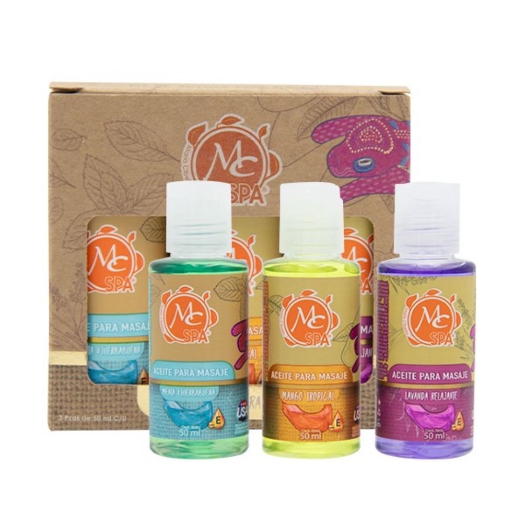 Kit de Aceites para Masajes 3 pzas - Mc Nails