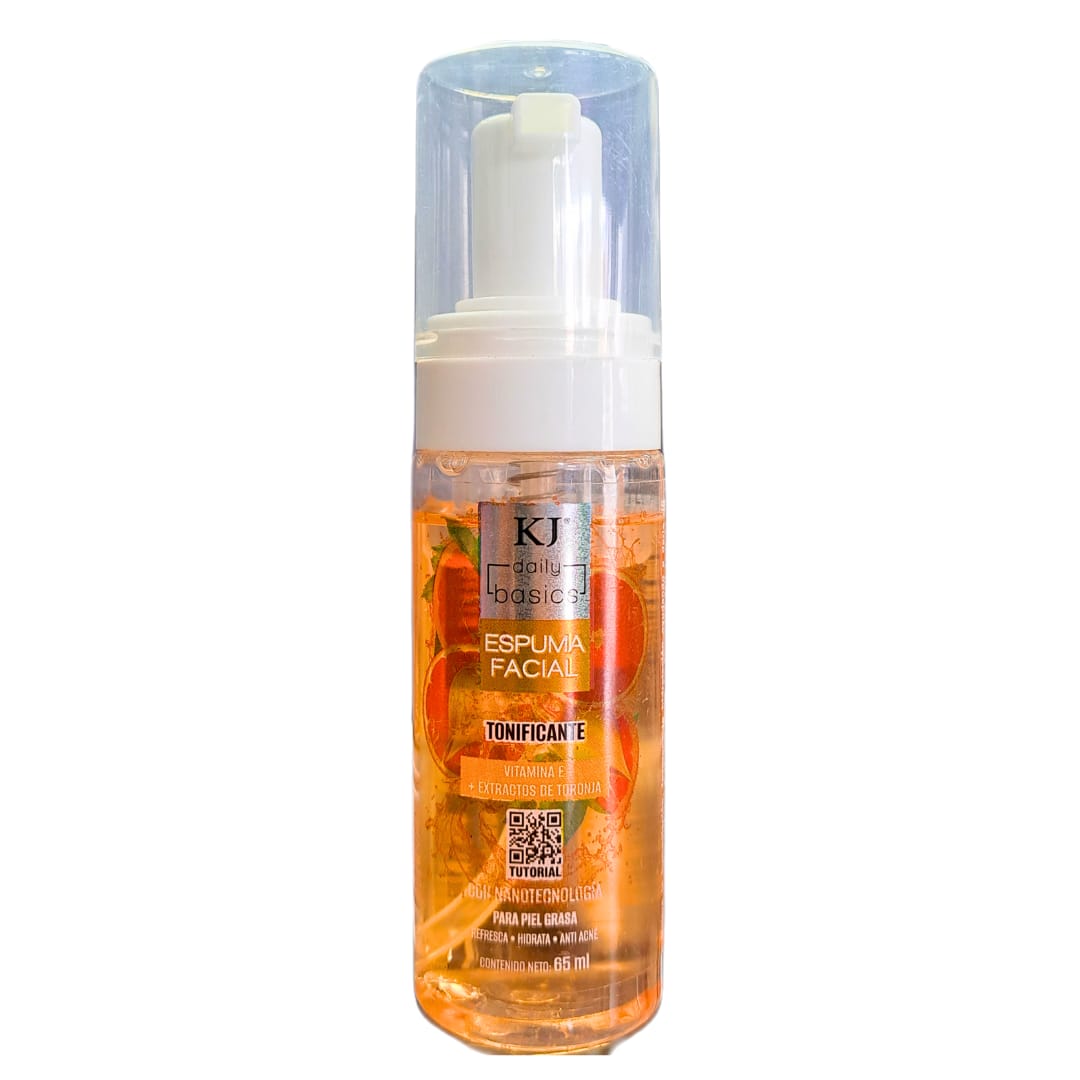 Espuma Facial Tonificante 65ml. - KJ Beauty