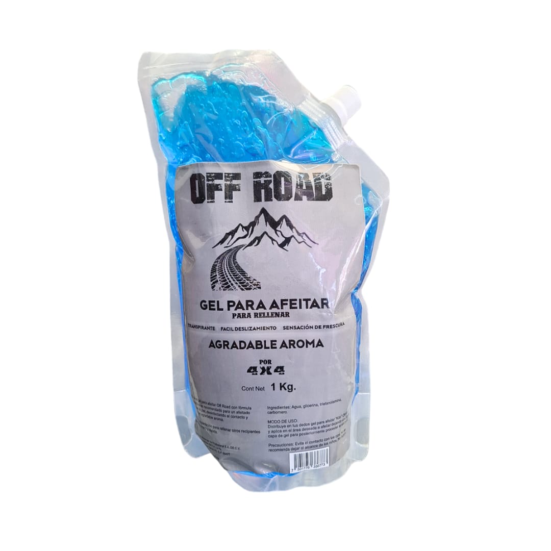 Gel para Afeitar 1kg - 4x4 Profesional