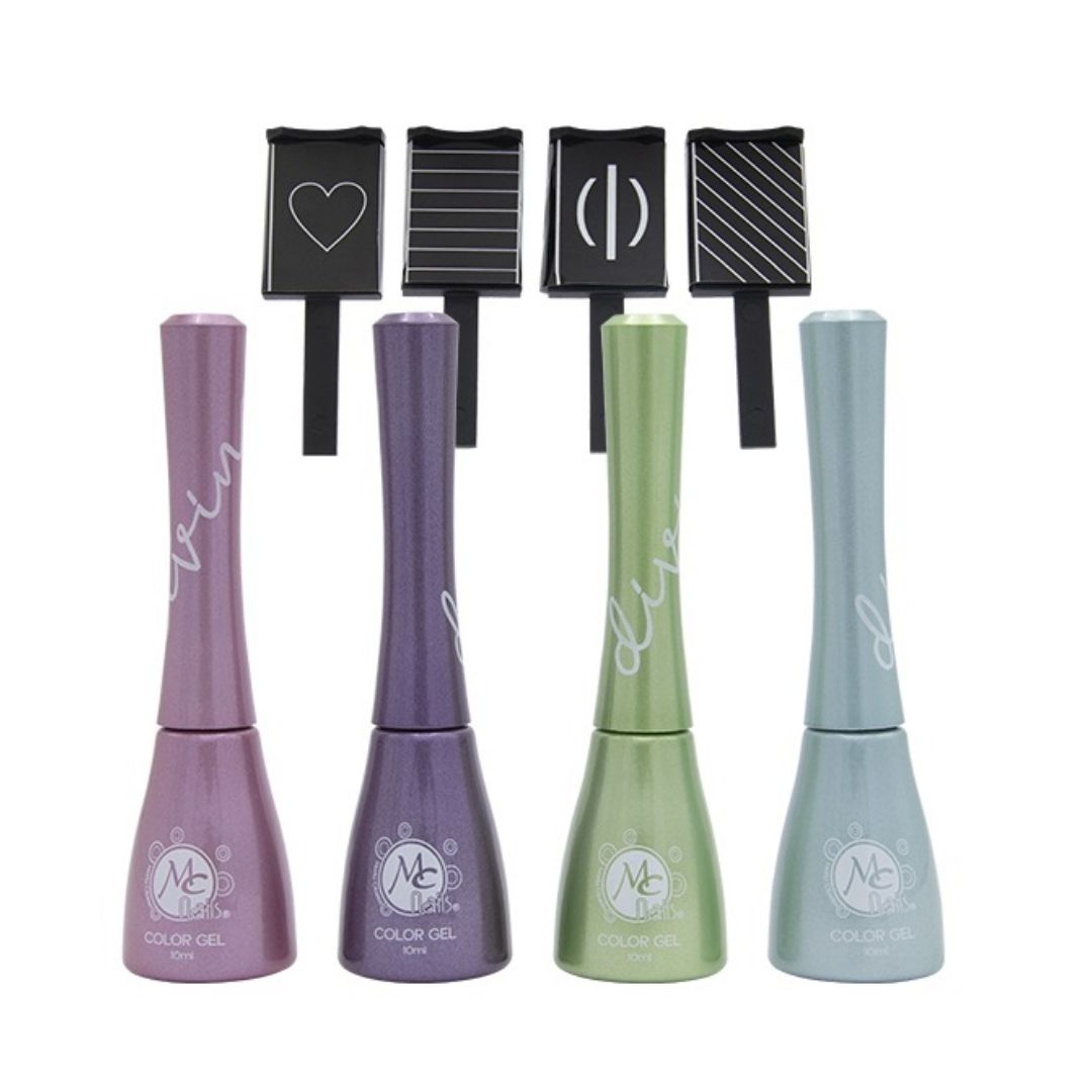 Divine Kit Gel Catnetic 8 pzas - Mc Nails