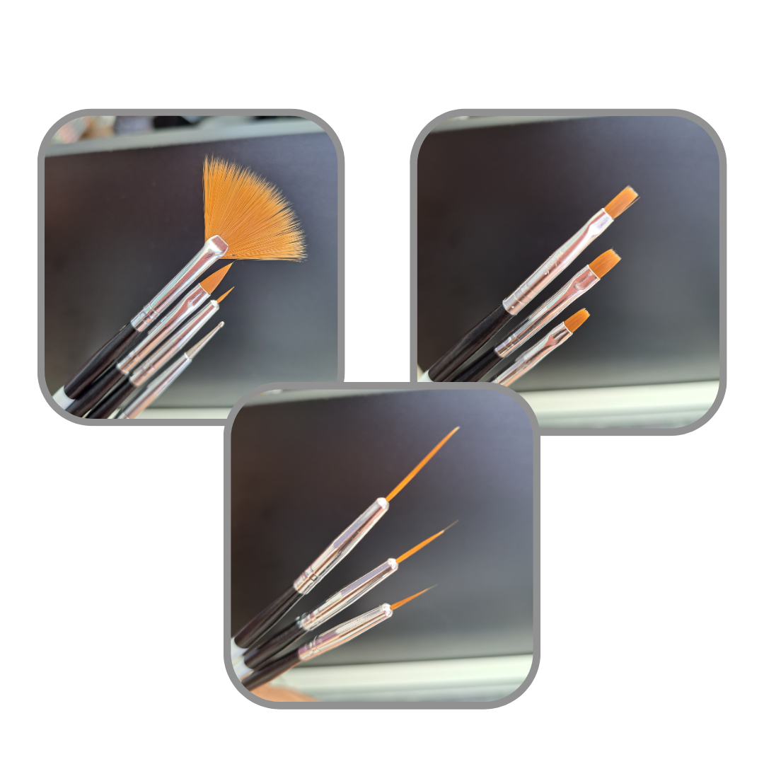 Set de pinceles mano alzada - Mc Nails