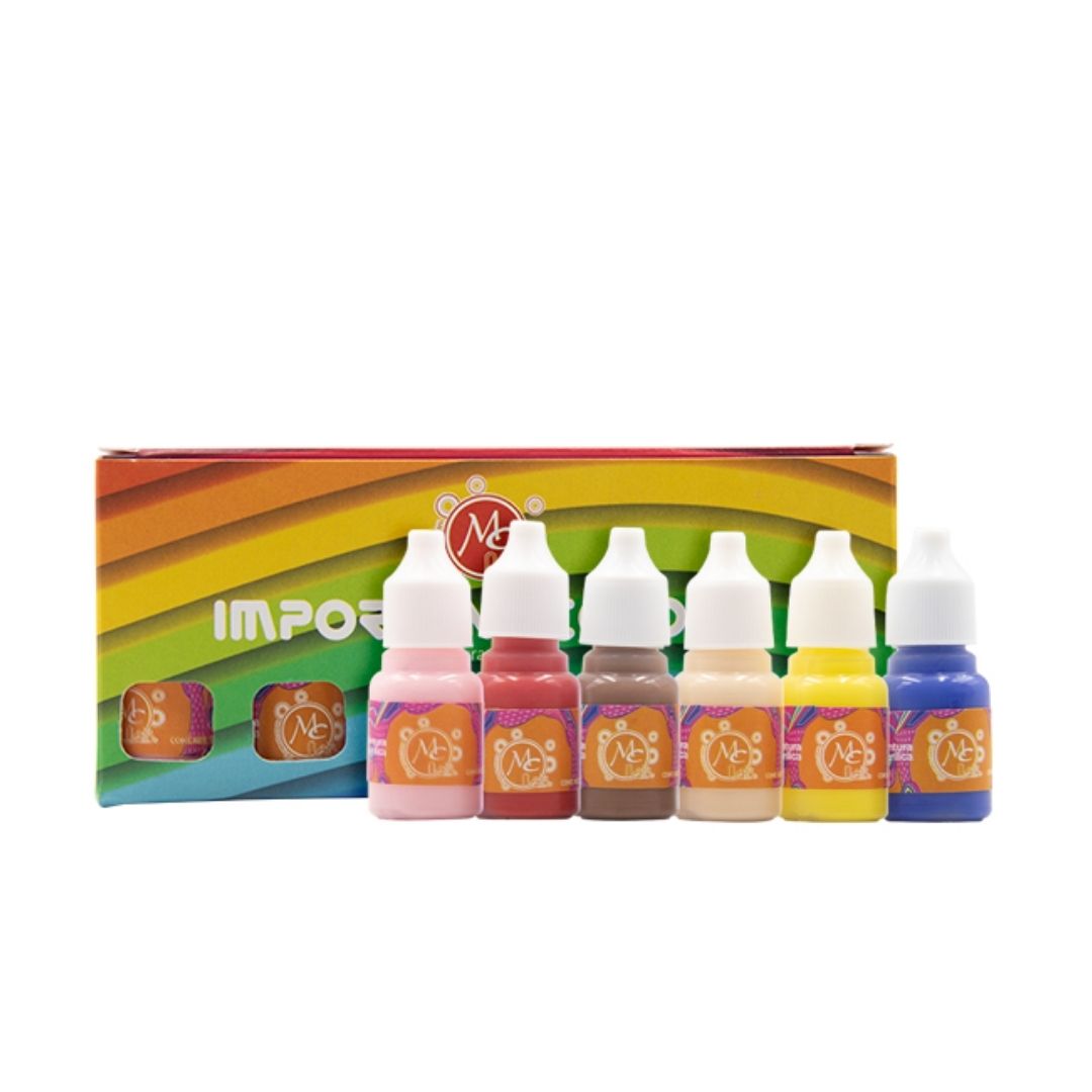 Pintura acrílica 6 pzas - Mc Nails