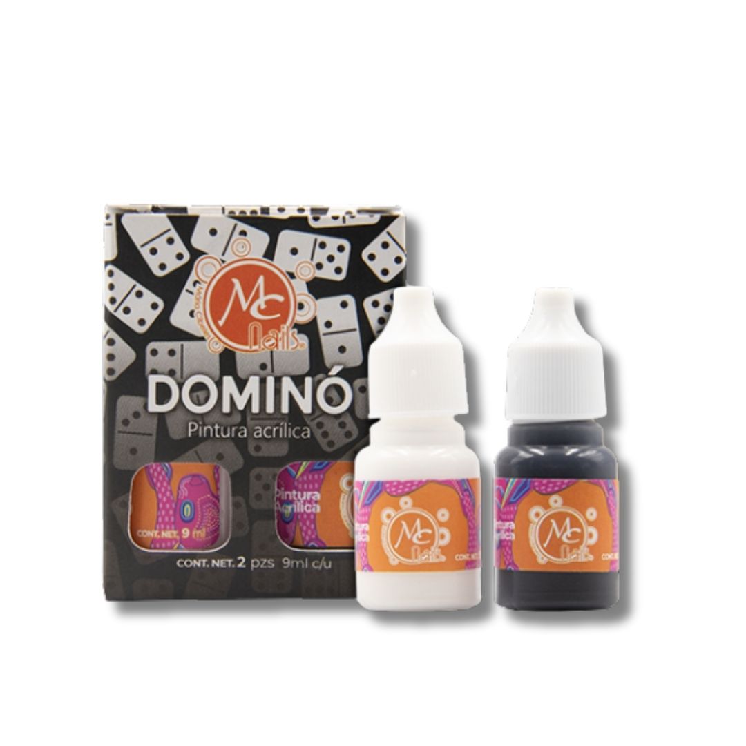 Pintura Acrílica Dominó 2 pzas - Mc Nails