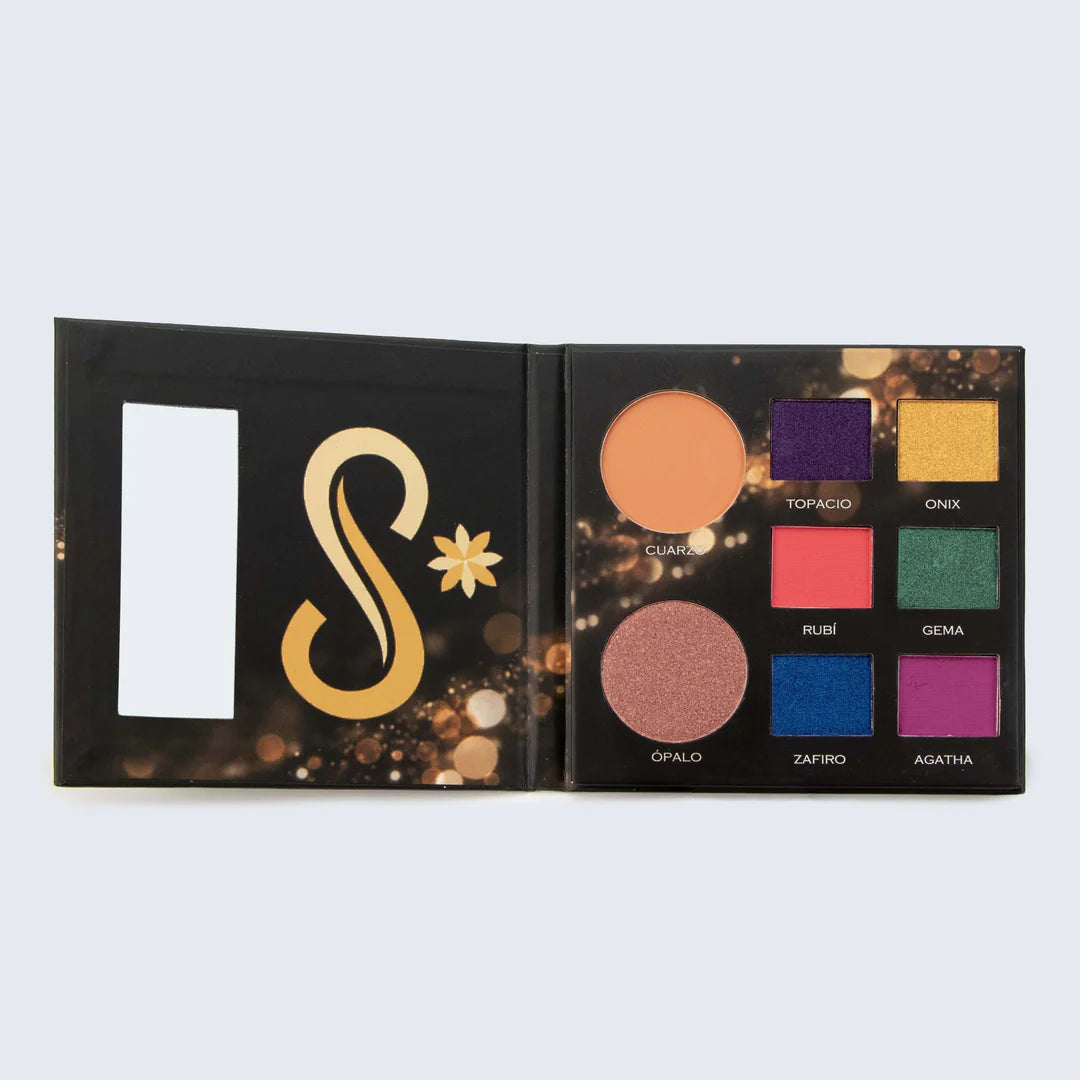Paleta de sombras Ambar 8 tonos - SUESY