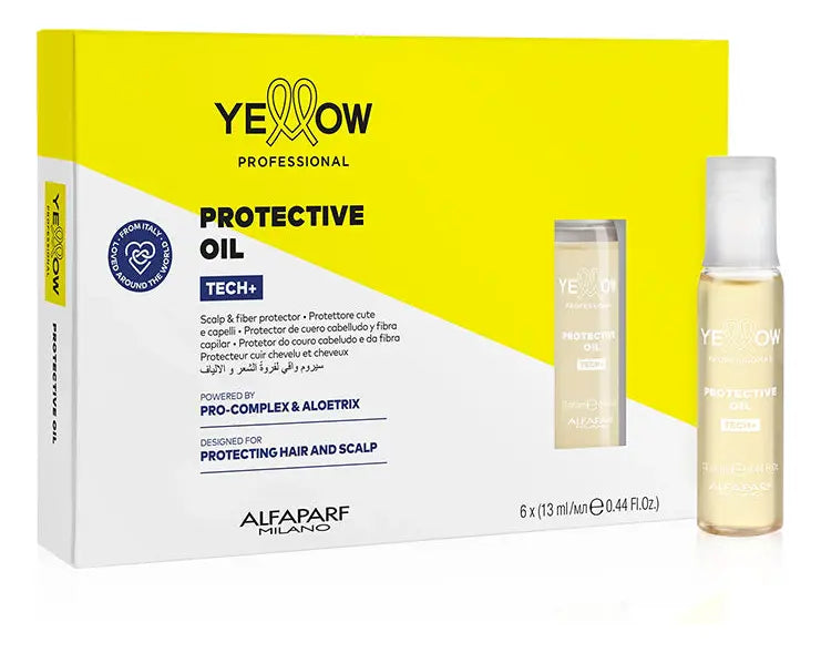 Ampolleta Protective oil 6pzas. - Yellow Professional