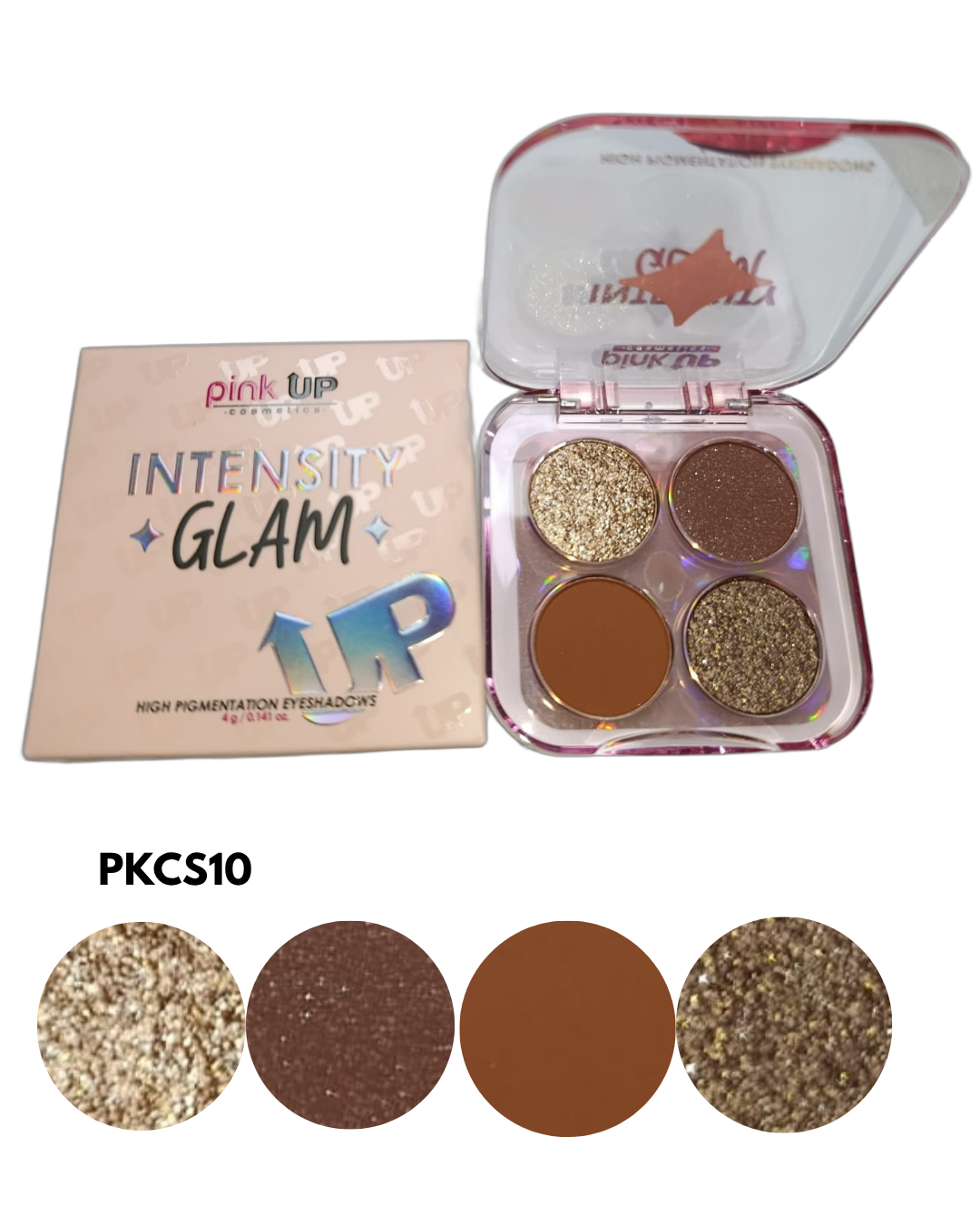 Intensity Glam sombras 4 tonos - PINK UP