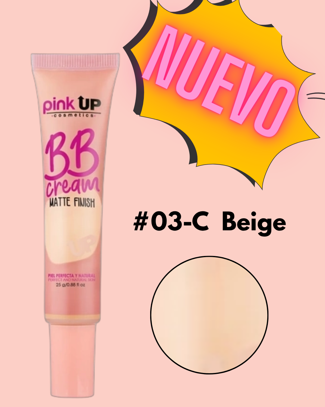 BB Cream Maquillaje Liquido 30ml - Pink up