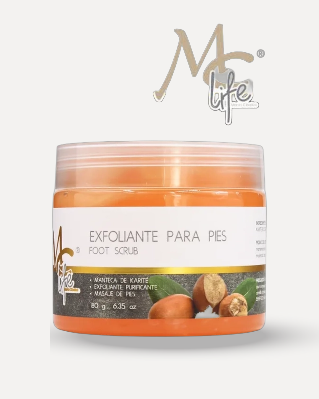 Exfoliante para pies Manteca de Karité 180g - Mc Life