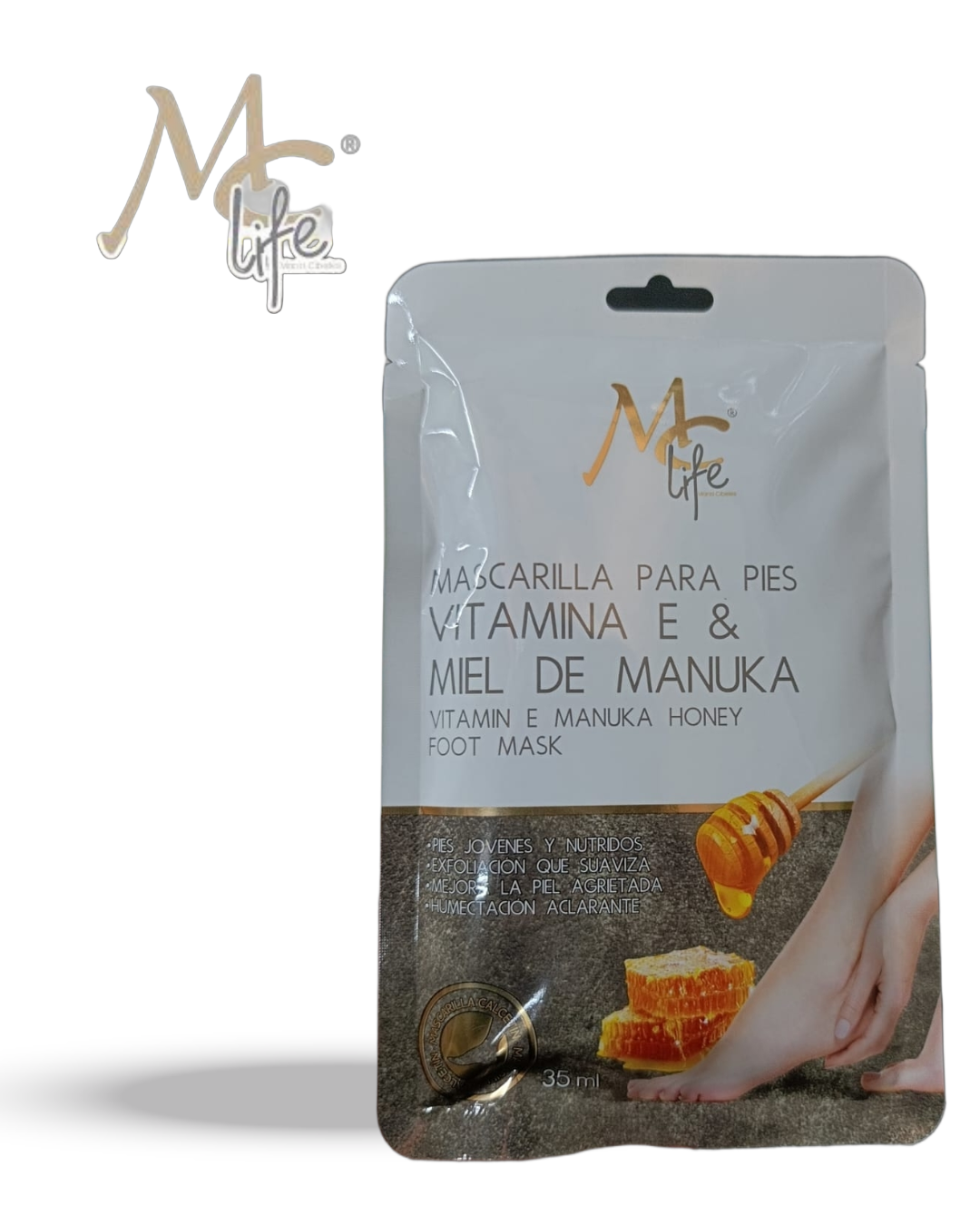 Mascarilla para pies Vitamina E y Miel Manuka 35ml - Mc Life