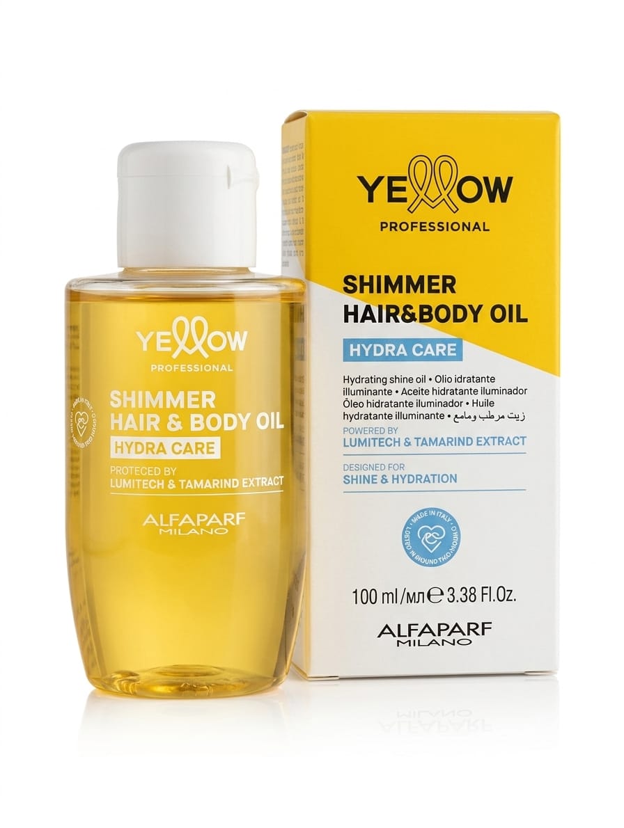 Hydra Care Shimmer Hair/Body Oil 100ml - Yellow