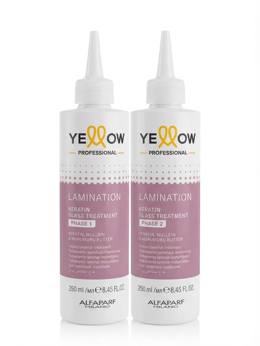 Keratin Lamination Glass Treatment 250ml DUO - Yellow