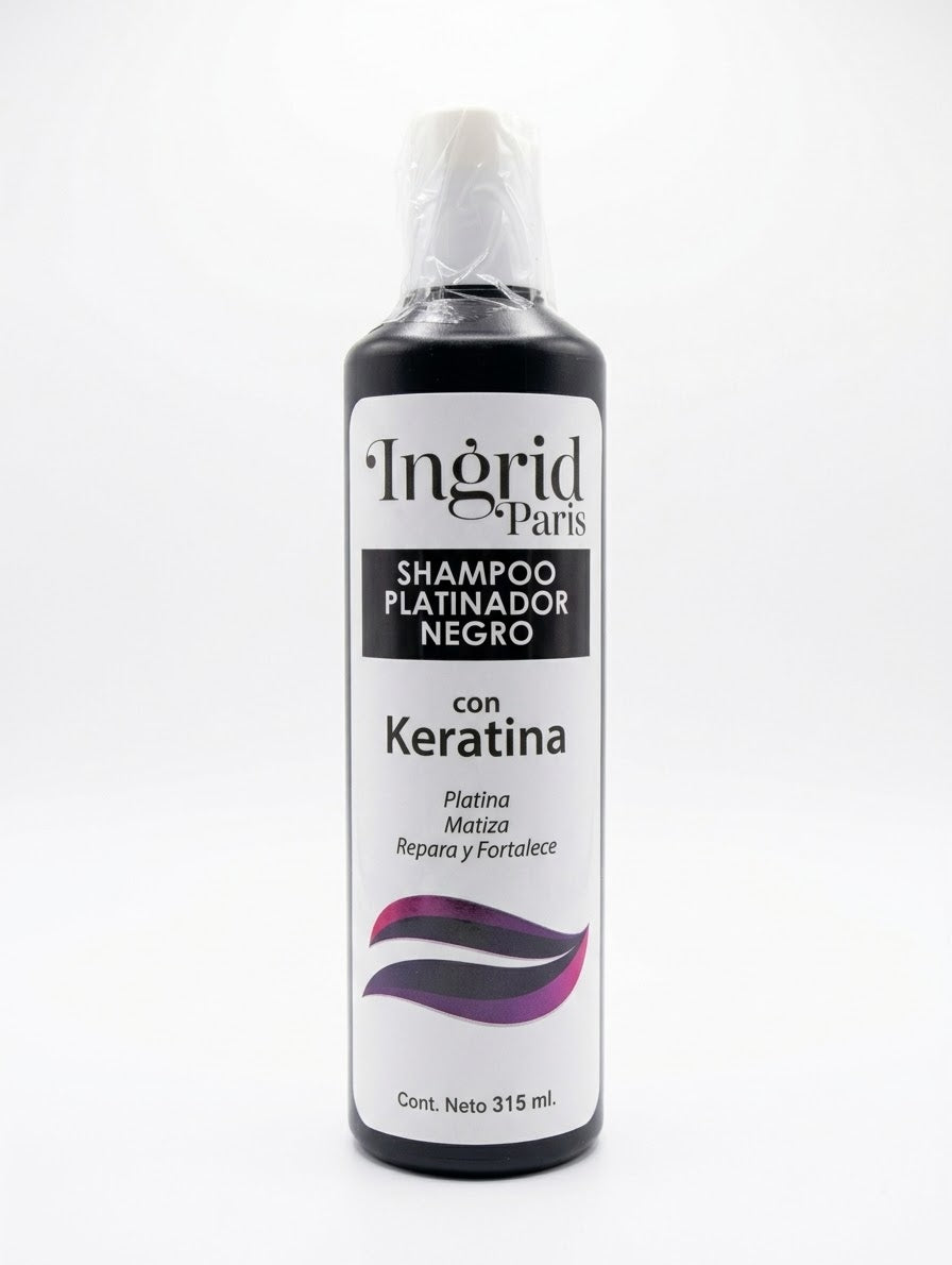 Shampoo platinador negro 315ml - INGRID
