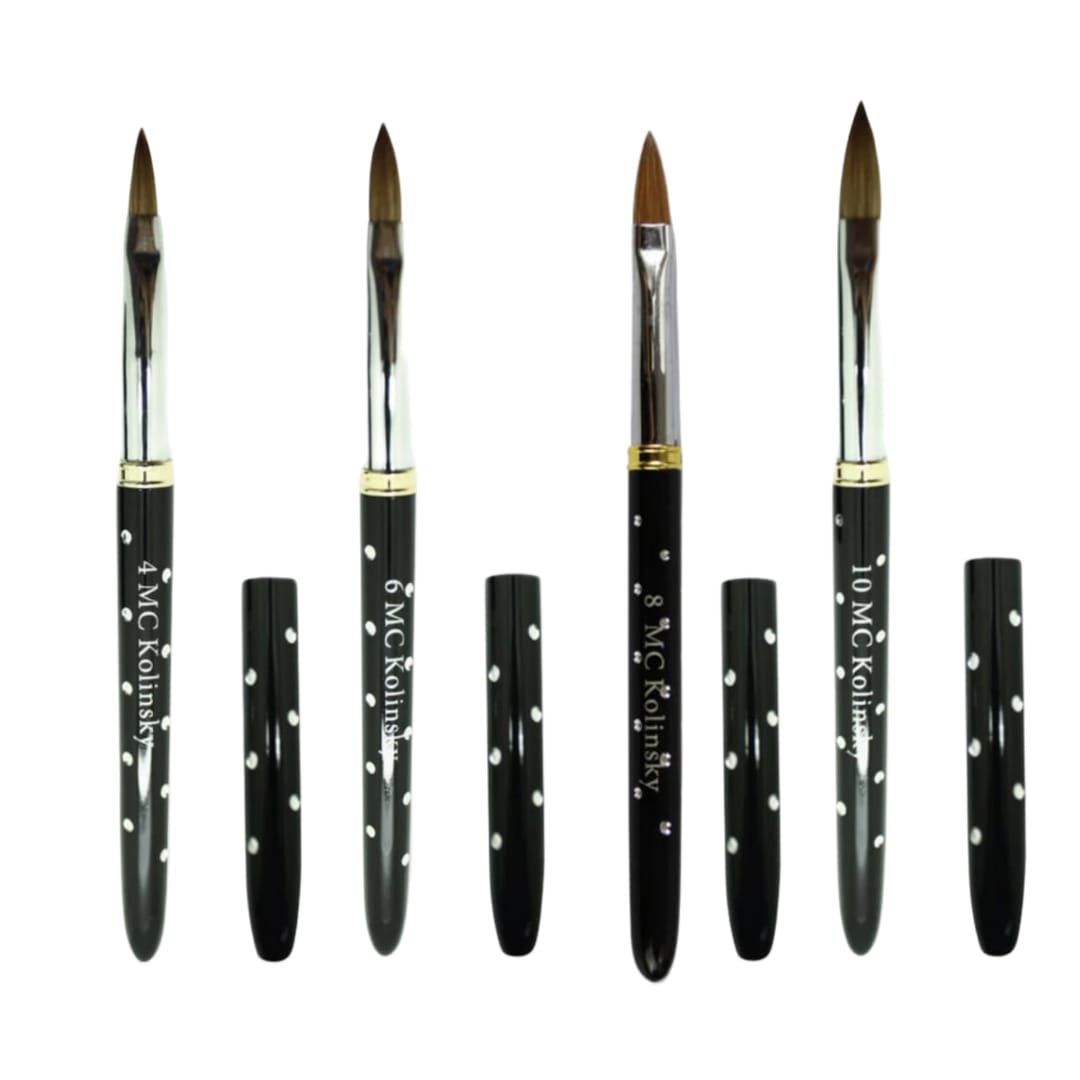 Pincel kolinsky para acrilico Mc Nails – Barbell Belleza
