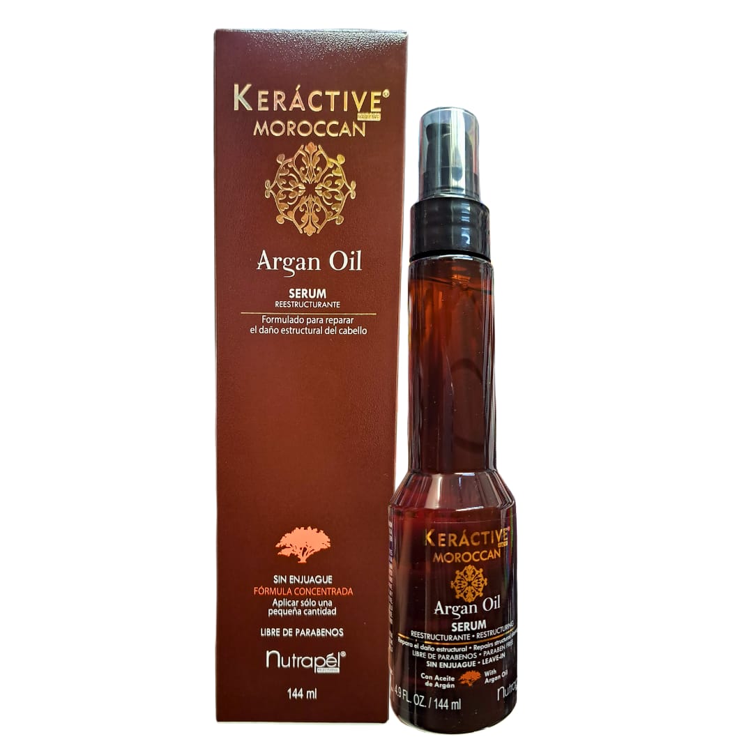 Keractive moroccan argan oil serum 144ml - Nutrapel
