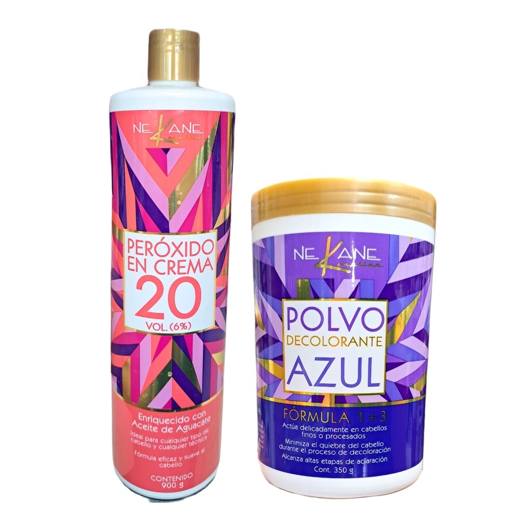 Juego Decolorante Azul 350g - Nekane