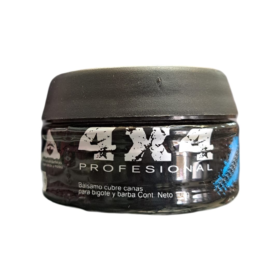 Balsamo cubre canas negro 100g - 4x4 Profesional