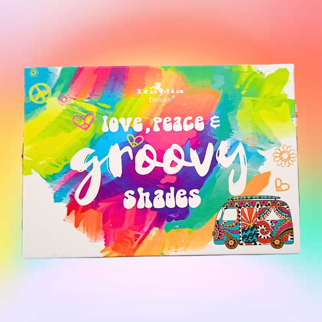 Paleta Love, Peace, Groovy - Italia Deluxe