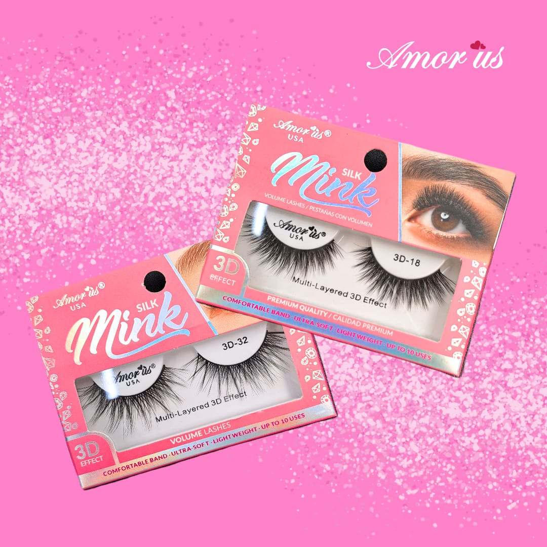 Pestañas 3D Faux Mink - Amor Us