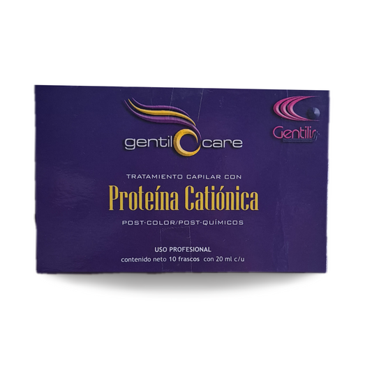 Ampolletas Proteina Cationica 10 pzas - Gentilis