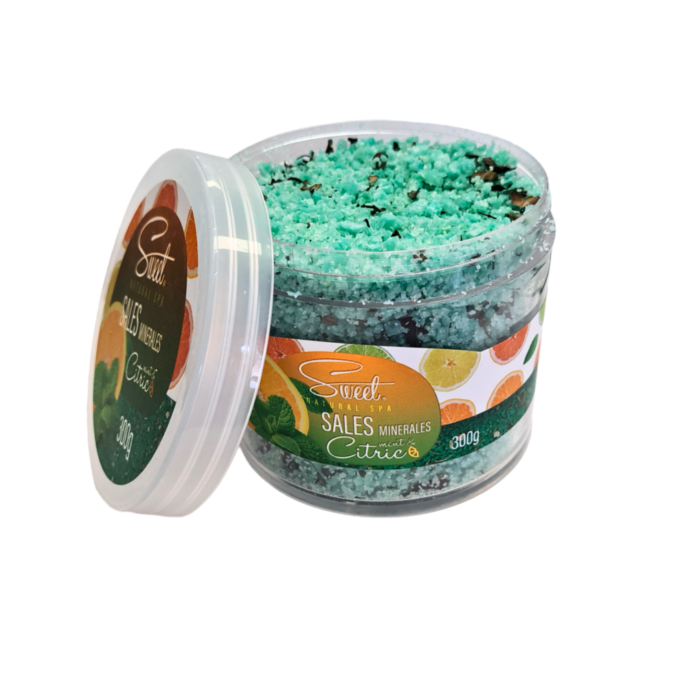 Sales Minerales Efervecentes Mint & Citric - Sweet Natural Spa