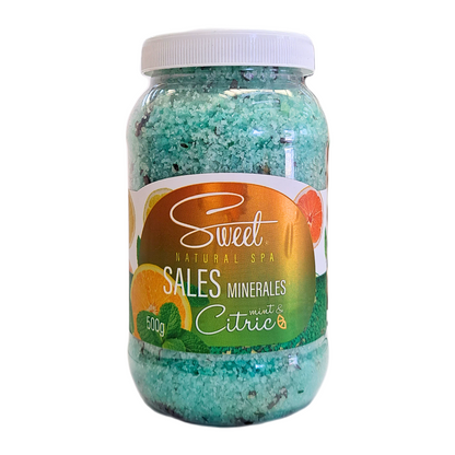 Sales Minerales Efervecentes Mint & Citric - Sweet Natural Spa