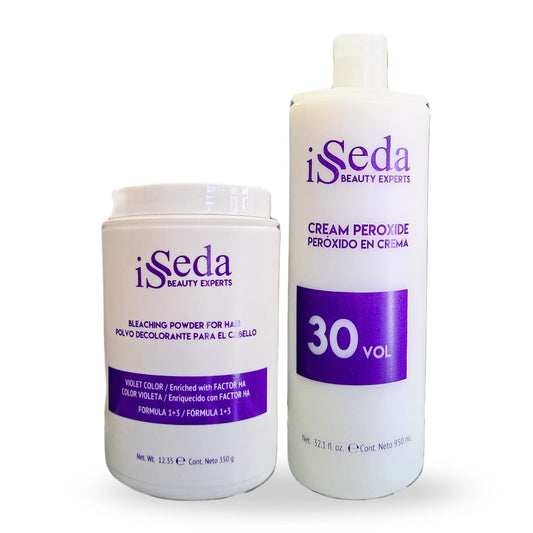 Polvo Decolorante 350g con Peroxido - Isseda Beauty Experts