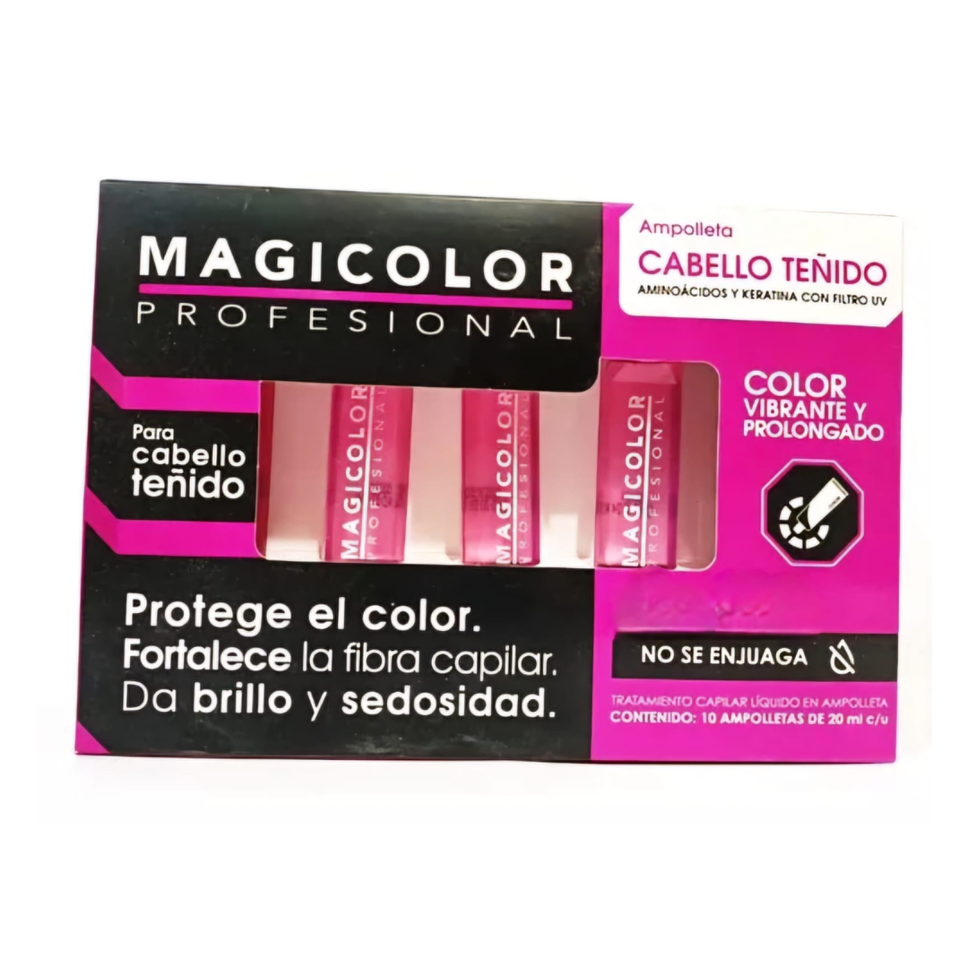 Ampolleta Cabello Teñido 10pzas - Magicolor