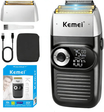 Shaver metálica 2 en 1 Km2028 - KEMEI