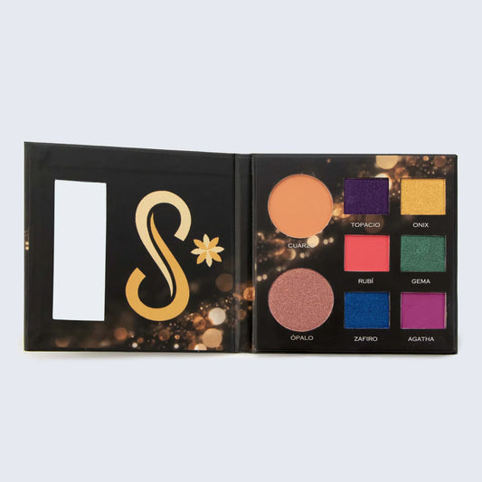 Paleta de sombras Ambar 8 tonos - SUESY