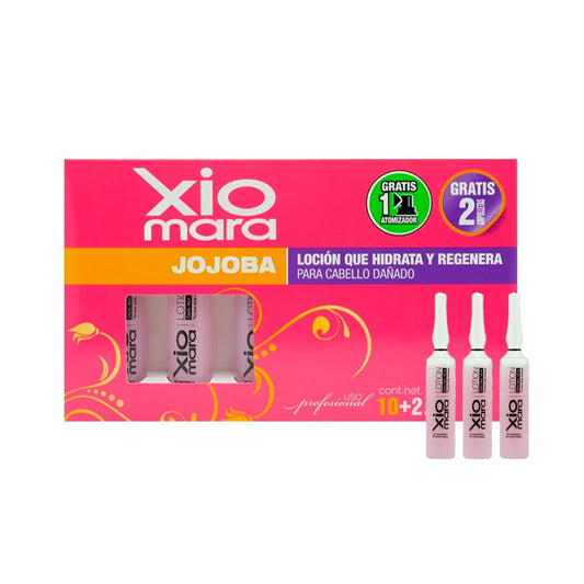 Ampolleta Jojoba  caja 12pzs/10ml cu - Xiomara
