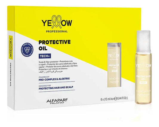 Ampolleta Protective oil 6pzas. - Yellow Professional