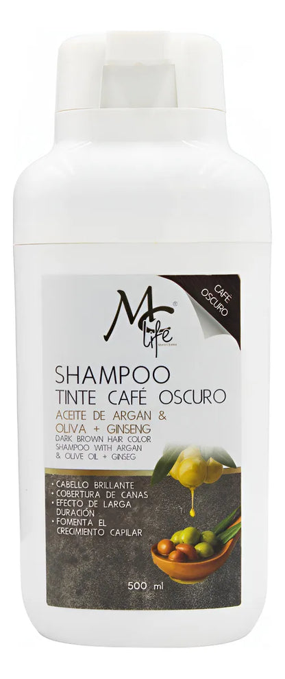 Shampoo-Tinte c/Argán 500ml - Mc Life