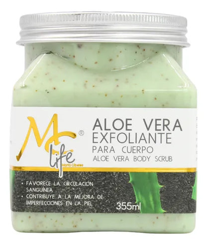 Exfoliante de Aloe Vera corporal 355ml - Mc Life