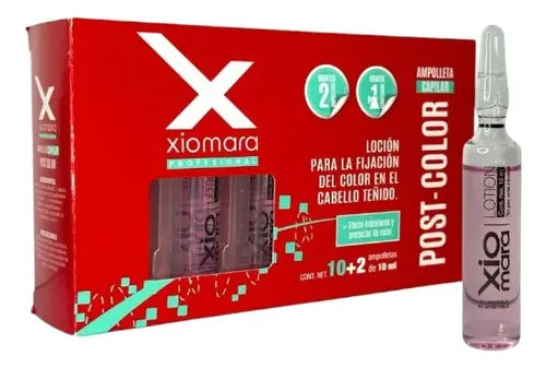 Ampolleta Post Color caja 12pzs/10ml cu - Xiomara