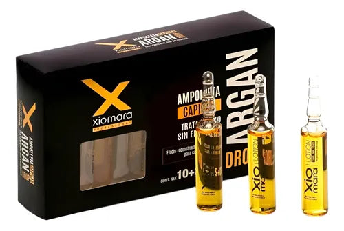 Ampolleta Argán caja 12pzs/10ml cu - Xiomara