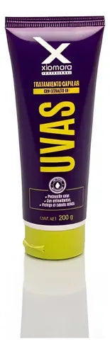Tratamiento p/cabello teñido UVAS 200g - Xiomara