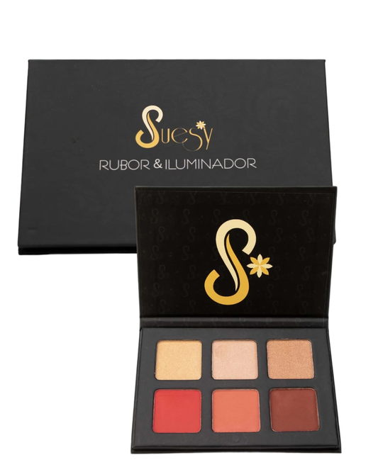 Paleta de Rubor e Iluminador 6 tonos - SUESY