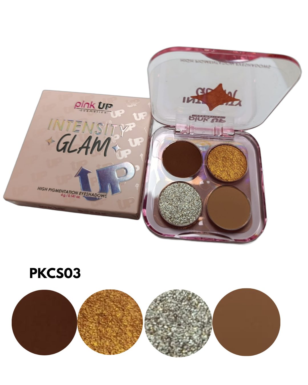 Intensity Glam sombras 4 tonos - PINK UP
