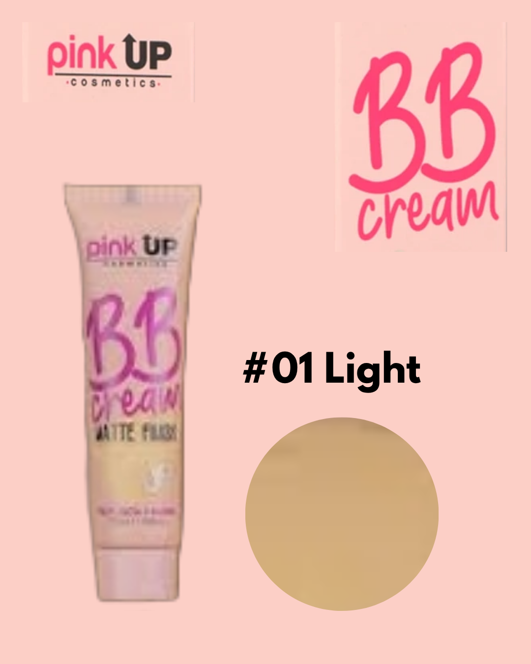 BB Cream Maquillaje Liquido 30ml - Pink up