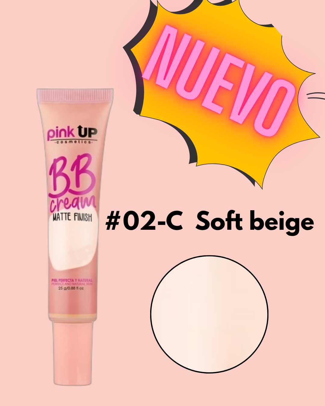 BB Cream Maquillaje Liquido 30ml - Pink up