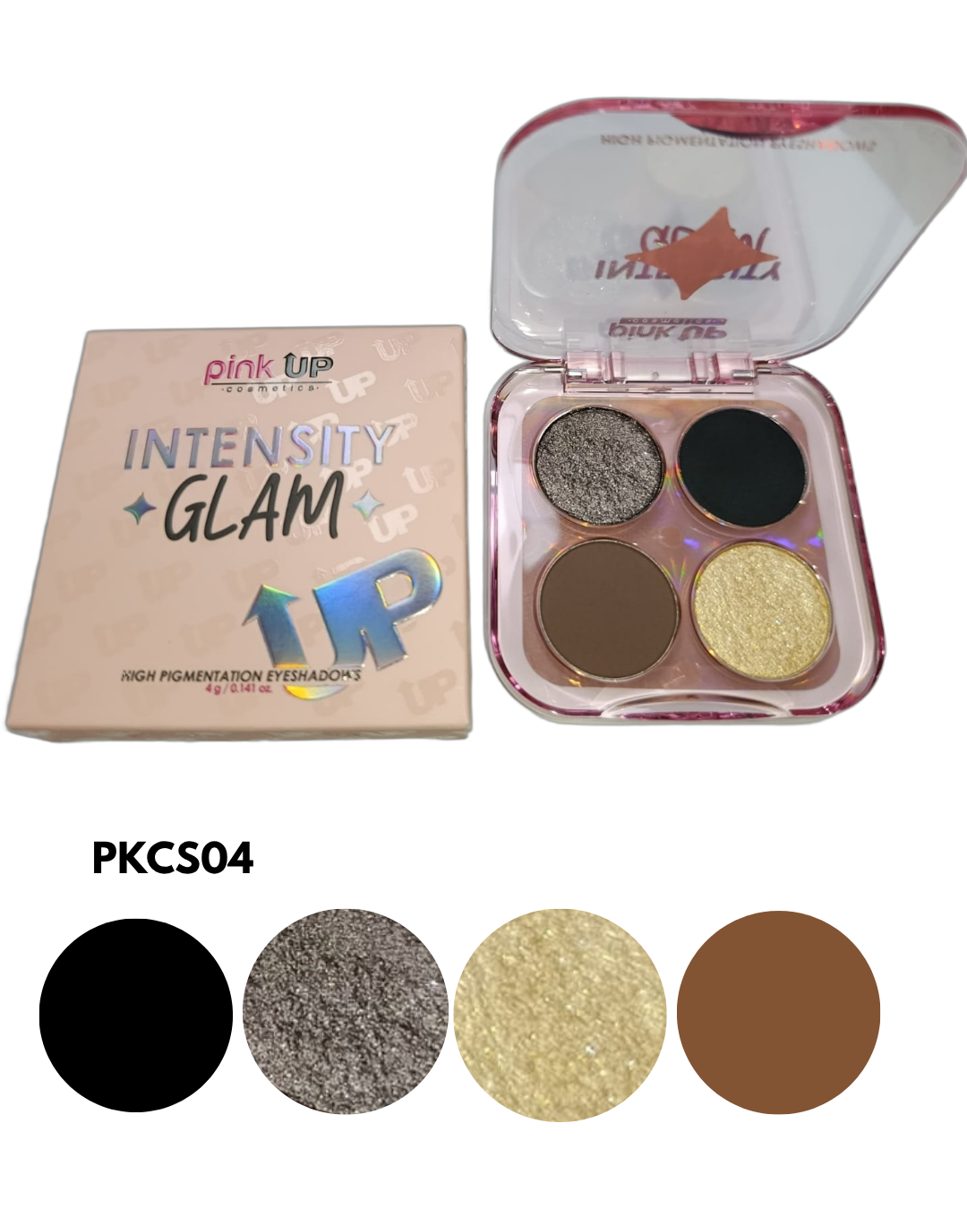Intensity Glam sombras 4 tonos - PINK UP