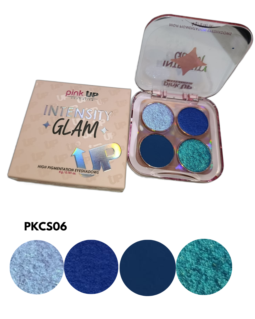 Intensity Glam sombras 4 tonos - PINK UP