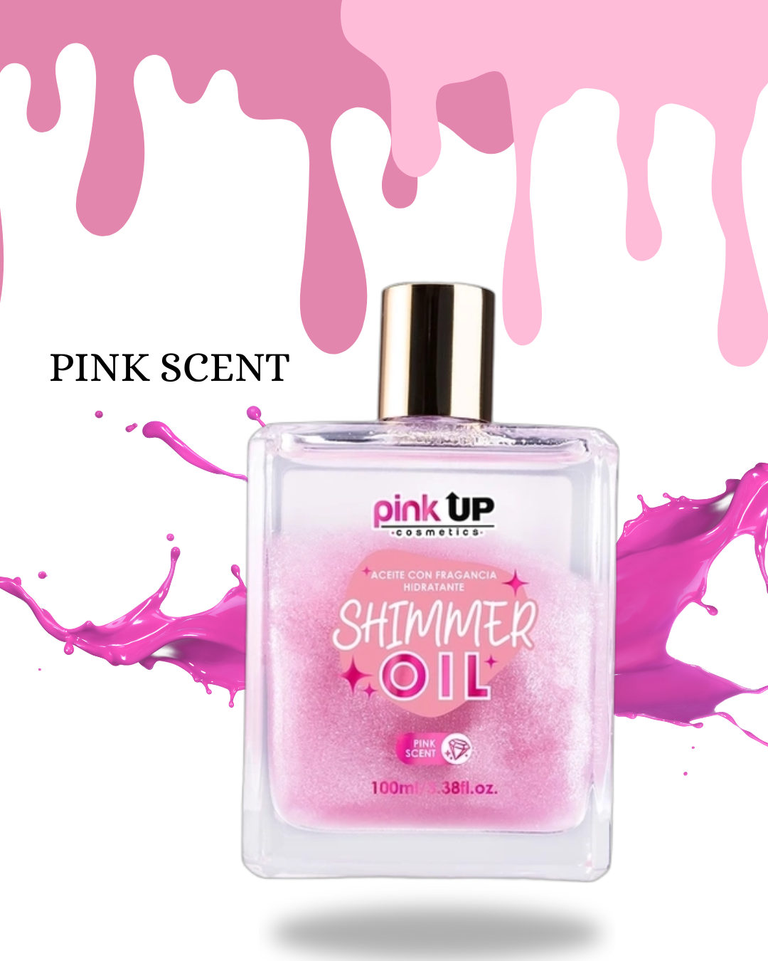 Shimmer Oil 100ml - Pink Up Body Care