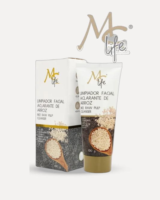Purificador facial con extracto de arroz 100g - Mc Life