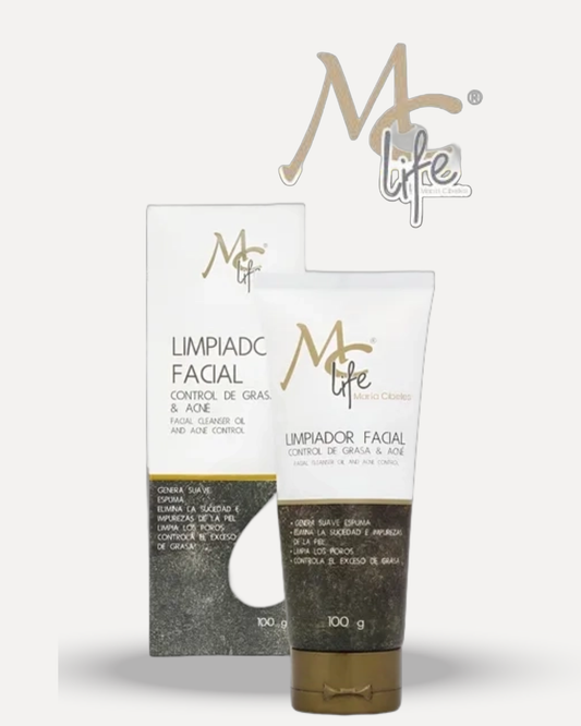 Limpiador facial control de grasa y acné 100g - Mc Life
