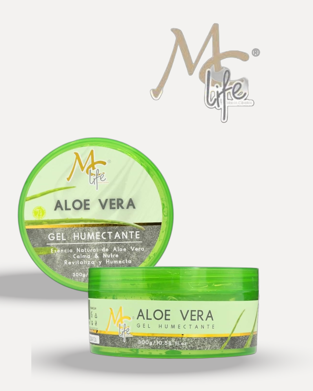 Gel Humectánte de Aloe Vera 300g - Mc Life