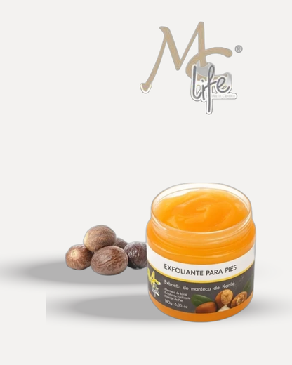 Exfoliante para pies Manteca de Karité 180g - Mc Life
