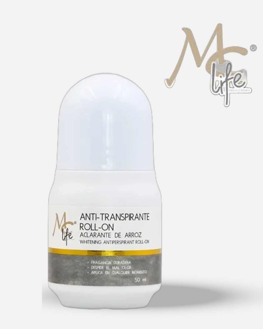 Anti-transpirante Roll-on 50ml - Mc Life