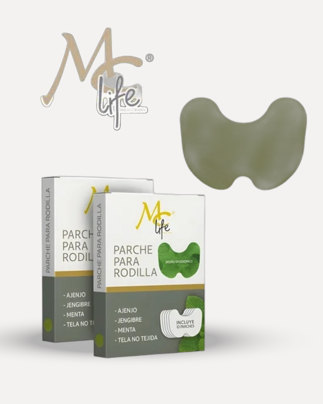 Parche para la rodilla 10pzs - Mc Life