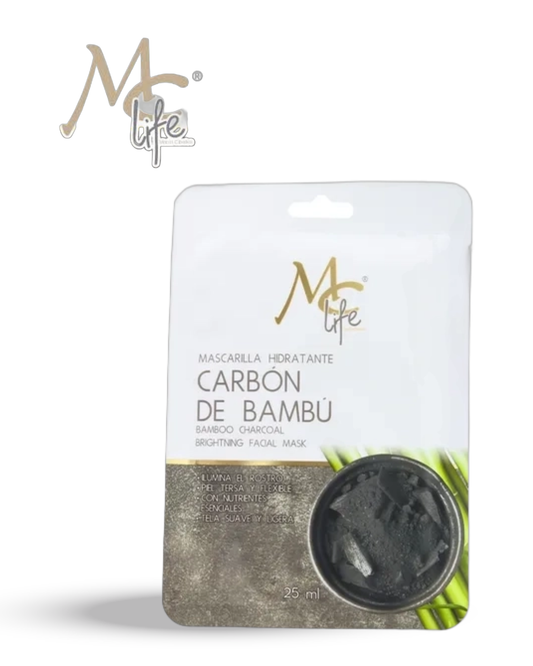Mascarilla hidratante Carbón de Bambú 25ml - Mc Life